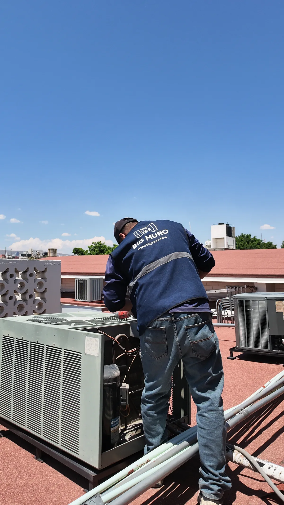 Azotea comercial en mantenimiento — empresa de mantenimiento Querétaro